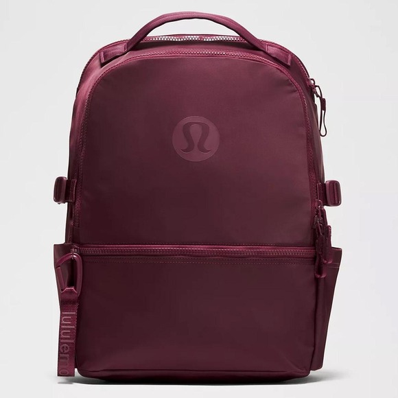 lululemon athletica Handbags - Lululemon burgundy bay backpack New crew updated 2026
